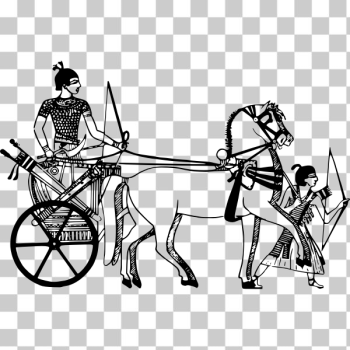 SVG Ancient Egyptian war chariot SVG Ancient Egyptian war chariot