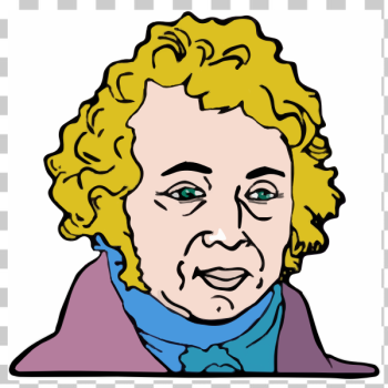 SVG Andre-Marie Ampere cartoon image SVG Andre-Marie Ampere cartoon image