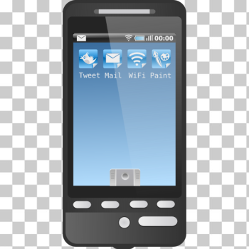 SVG Android phone vector illustration SVG Android phone vector illustration