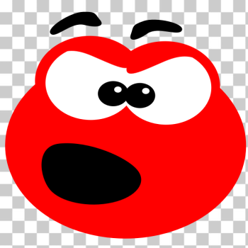 SVG Angry blob face SVG Angry blob face