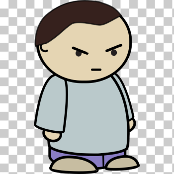 SVG Angry child SVG Angry child