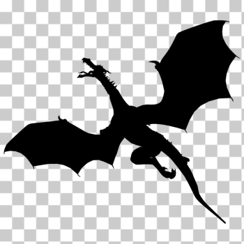 SVG Angry Dragon Silhouette SVG Angry Dragon Silhouette