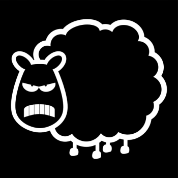 SVG Angry sheep icon vector clip art SVG Angry sheep icon vector clip art