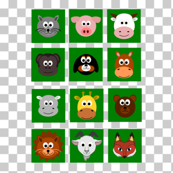 SVG Animal faces image SVG Animal faces image