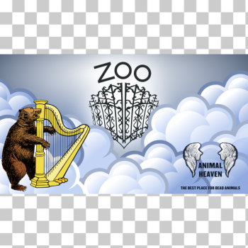 SVG Animal heaven wallpaper vector image