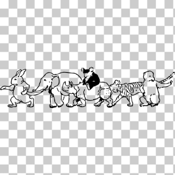 SVG animal parade 2 SVG animal parade 2