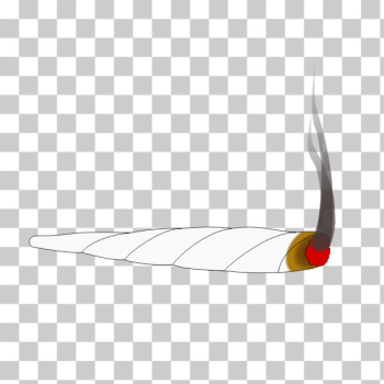 SVG Animation of a Joint Cannabis