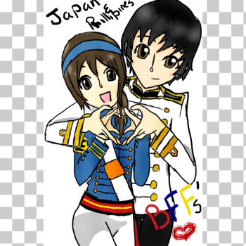 SVG Anime Boy and Girl SVG Anime Boy and Girl