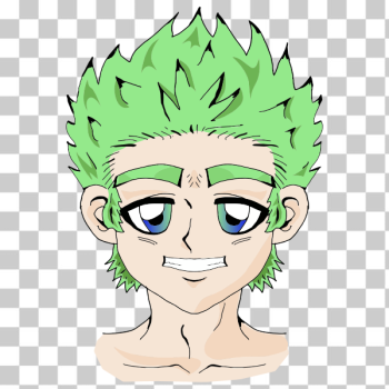 SVG Anime Boy portrait SVG Anime Boy portrait