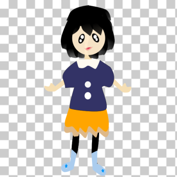 SVG Anime girl SVG Anime girl