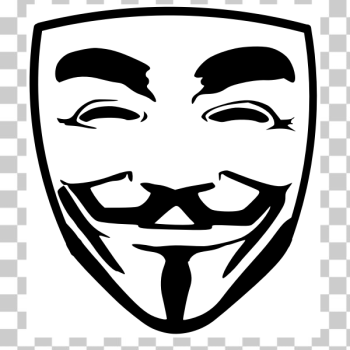 SVG Anonymous Face Mask SVG Anonymous Face Mask