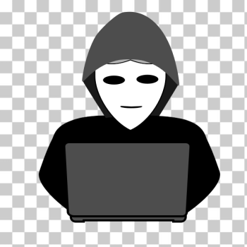 SVG Anonymous hacker vector image SVG Anonymous hacker vector image
