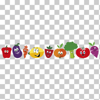 SVG Anthropomorphic fruits and vegetables SVG Anthropomorphic fruits and vegetables