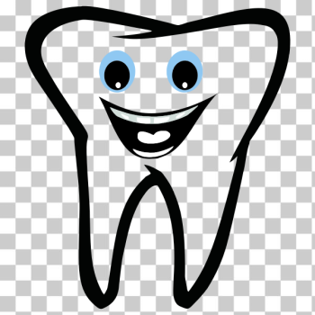 SVG Anthropomorphic Tooth SVG Anthropomorphic Tooth