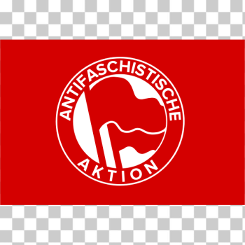 SVG Antifascist action flag vector clip art SVG Antifascist action flag vector clip art