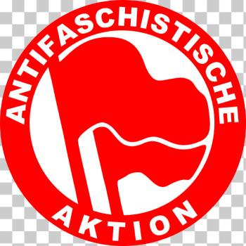 SVG Antifascist action sign vector image SVG Antifascist action sign vector image