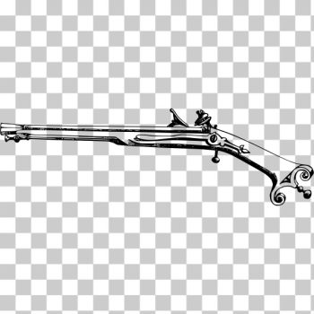 SVG Antique pistol