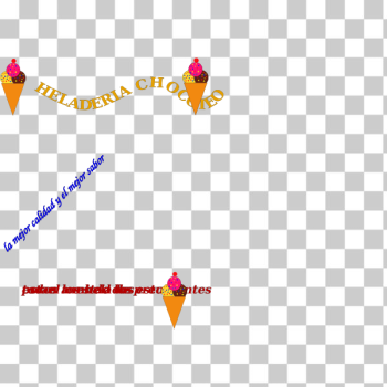 SVG anuncio de la heladeria SVG anuncio de la heladeria