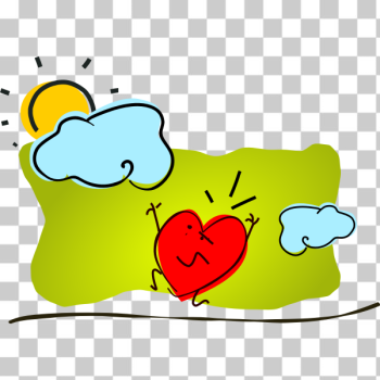 SVG Anxious heart vector image SVG Anxious heart vector image