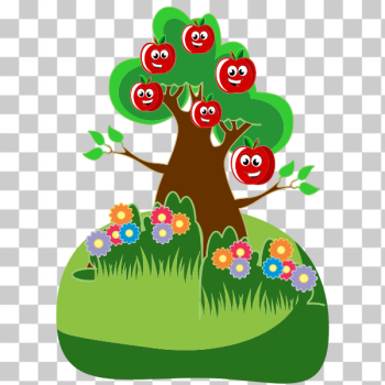 SVG Apple tree