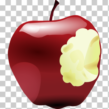 SVG Apple with bite vector image SVG Apple with bite vector image