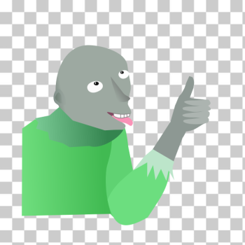 SVG approve person character SVG approve person character