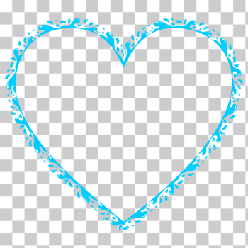 SVG Aqua heart SVG Aqua heart