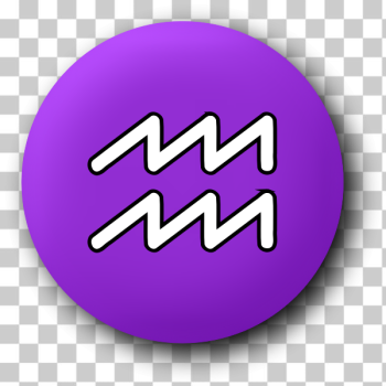 SVG Aquarius purple symbol SVG Aquarius purple symbol