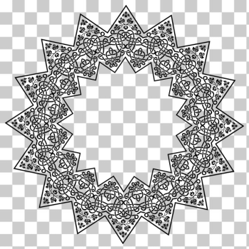 SVG Arabian flowery ornament SVG Arabian flowery ornament