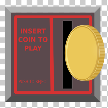 SVG Arcade coin slot SVG Arcade coin slot