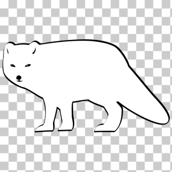 SVG Arctic Fox SVG Arctic Fox
