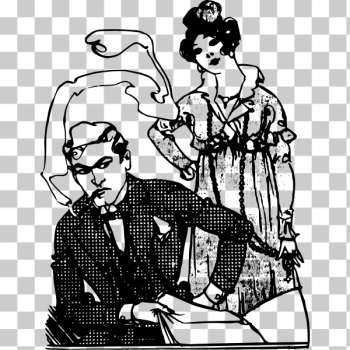 SVG Arguing couple SVG Arguing couple