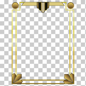 SVG Art Deco Border Decoration SVG Art Deco Border Decoration
