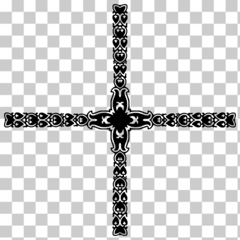 SVG Art Deco crucifix SVG Art Deco crucifix
