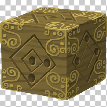 SVG Artifact mysterious cube clip art