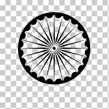 SVG Ashok Chakra symbol vector image SVG Ashok Chakra symbol vector image