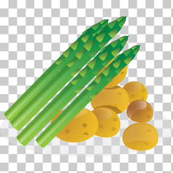 SVG Asparagus and potaoes SVG Asparagus and potaoes