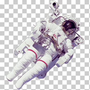 SVG Astronaut vector drawing