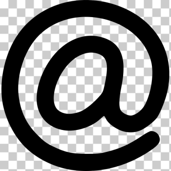 SVG At sign symbol SVG At sign symbol