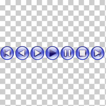 SVG Audio button set image SVG Audio button set image