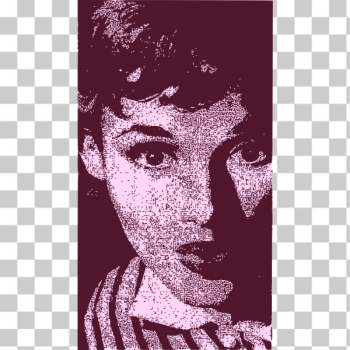 SVG Audrey Hepburn vector image SVG Audrey Hepburn vector image