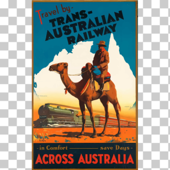 SVG Australian railway ad SVG Australian railway ad