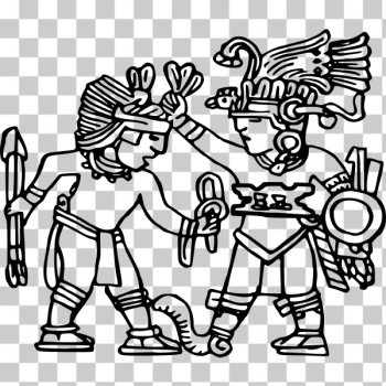 SVG Aztec wall art SVG Aztec wall art