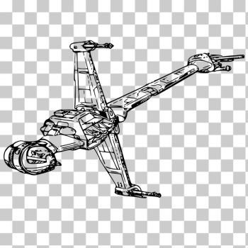 SVG b-wing starfighter - starwars SVG b-wing starfighter - starwars