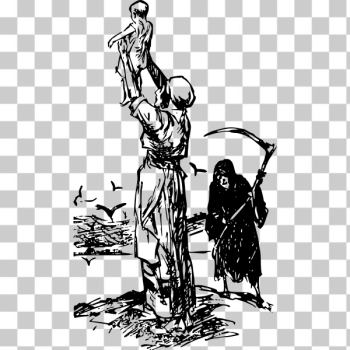 SVG Baby Mother and Death SVG Baby Mother and Death