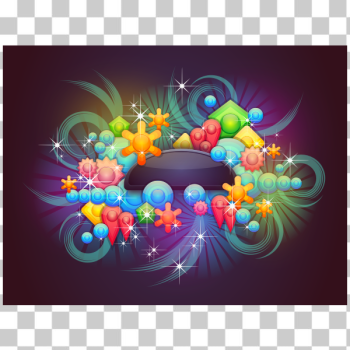 SVG Badge With Abstract Background 5 SVG Badge With Abstract Background 5