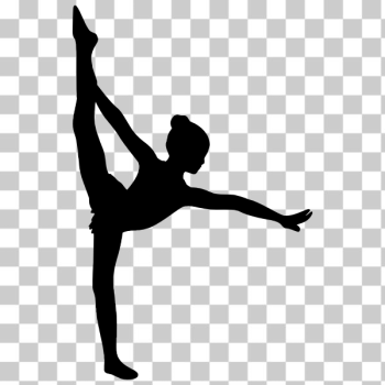 SVG Ballerina silhouette vector image SVG Ballerina silhouette vector image