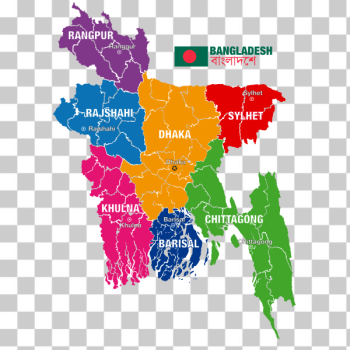 SVG Bangladesh map SVG Bangladesh map