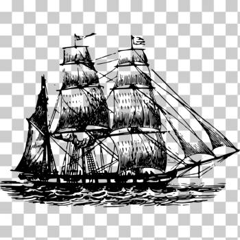 SVG Bark boat vector image SVG Bark boat vector image