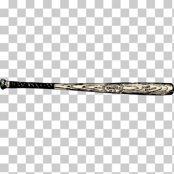 SVG Baseball bat vector image SVG Baseball bat vector image